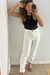Calça mom off white - loja online