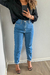 Calça Mom cós alto