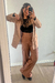Blazer Oversized Nude na internet