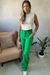 Calça Wide verde bandeira - comprar online