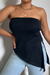 Blusa tomara que caia assimétrica - comprar online