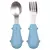 Kit alimentação bebê silicone com ventosa BUBA introdução alimentar refeição infantil prato babador pega migalhas colher garfo original - Baby Bliss