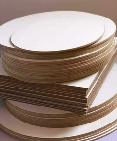 BASE PARA TORTA (MDF 3MM / FIBROPLUS 3MM BLANCO)