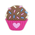 APLIQUE EMBORRACHADO BRIGADEIRO (3 UN)
