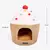 Fun Bed Cup Cake Vanilla - Large - Cama Pet - modelo toca (bege/rosa) - comprar online