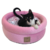 Cama Pet Redonda Linha Kitty, Gatinha Marie - Rosa - Studio Pet by Phillipe Nogueira