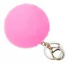 Llavero Pompon ROSA Con Mosqueton
