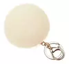 Llavero Pompon BEIGE Con Mosqueton