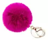 Llavero Pompon FUSCIA Con Mosqueton