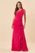 Vestido Longo Pink Confeccionado em chiffon Moda Luxo - Vida Fashion Boutique