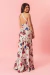 Vestido Longo Estampa Exclusiva Floral Moda Luxo - comprar online