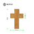 Cruz Madera 15*22*4.5Mm Marron Bag X 200 Unidades - comprar online