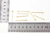 Alfileres Dorado Con Aluminio 30Mm Con Rulo Bag X 1 Kilo