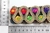 Galon Bordado Multic 45Mm Ondas Rollo X 20 Yardas