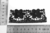 Galon Poliester 4.5Cm Negro Flor Rollo X 15 Yardas
