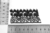Galon Poliester 4Cm Negro Hojas Rollo X 15 Yardas