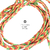 Hilo Trenzado 6Mm Multicolor Rosa Beige Aqua Rollo X 100 Metros - comprar online
