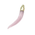 Dijes Cuerno 64Mm Acrilico Rosa Marmolado Bag X 100 Unidades