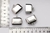 Piezas Plasticas Capuchon Nickel 25X8X17Mm Liso Bag X 1 Kilo