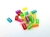 Piezas Plasticas Pasante Letras 8*15 Mm Bag X 1 Kilo