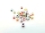 Piezas Plasticas Pasante Numeros 7*7 Mm Bag X 1 Kilo