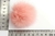 Pompon 6Cm Conejo Rosa Viejo Bag Por 24 Unidades