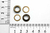 Ojalillos 10Mm Bronce Bag X 2000 Sets