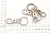 Base De Llavero 43X23Mm Con Argolla De 30Mm Nickel Bag Por 200 Unidades