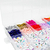 Kit Armado De Pulseras Con Tanza Mostacillas Colores Lisos Letras Coloridas Con Fondo Blanco Y Tijera X Uniadad - IKORSO Fornituras