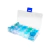 Kit Cuentas Perlas Cristal Varios Diseños Y Formas Colores Celestes Caja Contenedora X Unidad en internet