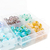 Kit De Perlas Diy De 8mm Varios Colores Craquelados Para Pulseras En Caja 10 Colores X Unidad - IKORSO Fornituras