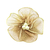 Flor 30Mm Caqui Con Perlas Blancas Bag Por 200 Unidades