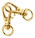 Base De Llavero Gold 26X9Mm Bag Por 100 Unidades - IKORSO Fornituras