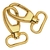 Base De Llavero Gold 45X25Mm Bag Por 100 Unidades - IKORSO Fornituras