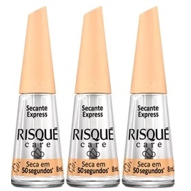 Kit 3 Esmalte Secante Express Risque Care