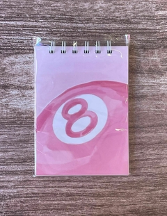 Anotador A6 bola 8 pink