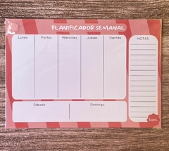 Pizarra A5 planner semanal - Less Papelería