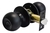 Cerradura Chapa Perilla Bola Recamara Negro Mate 3 LLaves Dexter - comprar en línea