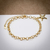Pulseira Estrela Do Mar AK127 18+5cm Banho A Ouro 18k