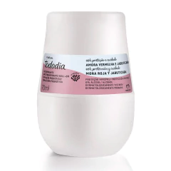 Desodorante roll on antitranspirante prebiotico Mora roja y Jabuticaba 70 ml