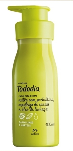 Crema Nutritiva Corporal Tododia Hierba de limon y Menta 400ml