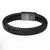Pulseira Magnética de Couro PU Preto - loja online