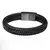 Pulseira Magnética de Couro PU Preto - comprar online