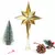Topo da Árvore de Natal de Ouro - Estrela De Ferro