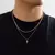 Imagem do Kunjoe - Colar Pingente de Metal em Aço Inoxidável para Homens