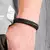 Pulseira Magnética de Couro PU Preto - loja online