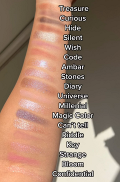 Paleta de sombras Secret Glow Ruby Rose - Hanami Makeup