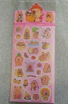 Stickers holográficos Capibara - comprar online
