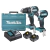 COMBO MAKITA DHP484 ROTOMARTILLO + DTD153 ATORNILLADOR DE IMPACTO2 BAT. 5.0AH Y CARG. DLX2180TX