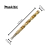 BROCA P/METAL Y MADERA 1/4"X5" HEX 3/8" MAKITA D23949 - comprar en línea